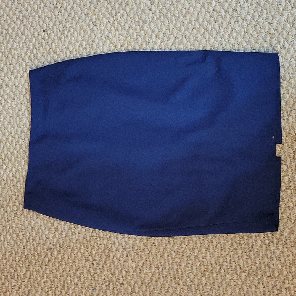 Express Navy Blue Pencil Skirt